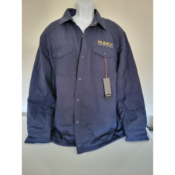 NEW with tags Orvis‎ button up blue jacket 70534 size XXL - Picture 1 of 6